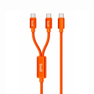 DC271TTT15C - Budi 2 in 1 Type-C to Type-C+Type-C / Новые поступления + №12059