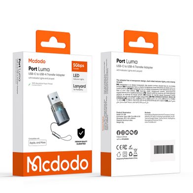 Переходник MCDODO OT-7580 Transfer Adapter C to A / Кабели / Переходники mcdodo + №12172