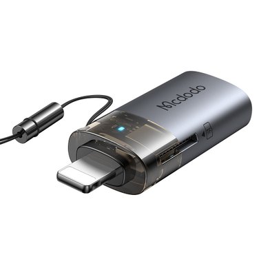 Переходник MCDODO OT-7850 Transfer Adapter A to L TF Card Reader / Кабели / Переходники mcdodo + №12175