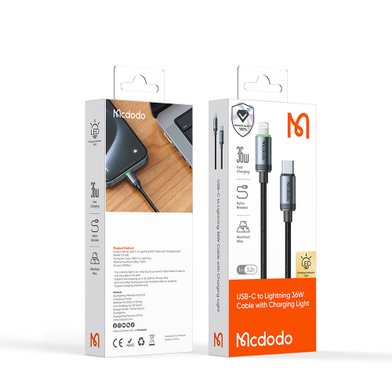 Кабель MCDODO CA-4821 C to L 36W 3m / Кабели / Переходники mcdodo + №12100