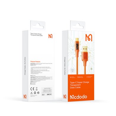 Кабель MCDODO CA-2093 A to C 6A 1.8m / Кабели / Переходники mcdodo + №12101