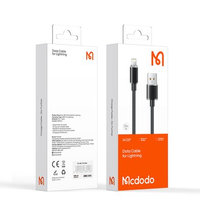 Кабель MCDODO CA-3640/3641/3642 A to L 1.2m / Кабели / Переходники mcdodo + №12102