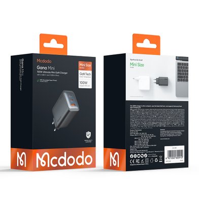 СЗУ MCDODO CH-0121 Mini Fast Charger 100W 2C1A / Администрирование + №12189