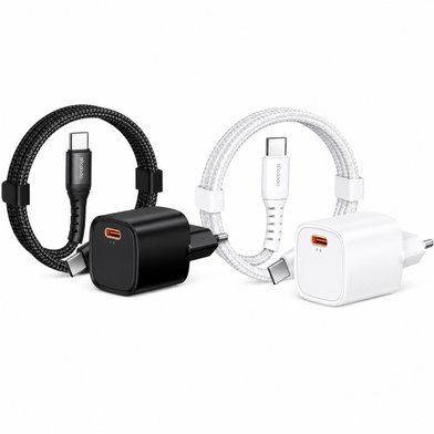 СЗУ MCDODO CH-0082/0083 Mini GaN Charger 30W 1C with C to C Cable 1m / Мережеві ЗУ + №12190