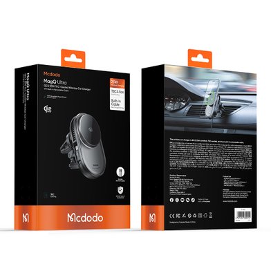 Автомобильный держатель MCDODO CH-8400 Magnetic Wireless Car Charger 25W with 45W Charger / Всё для автомобилей mcdodo + №12196