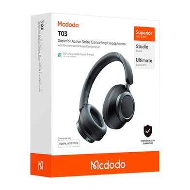 Наушники (полноразмерные) TWS MCDODO HP-5820 T03 Series Wireless ANC / Аудио mcdodo + №12585