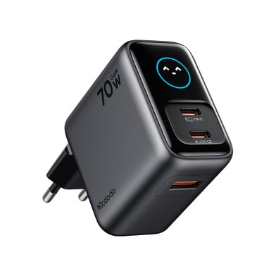 СЗУ MCDODO CH-4190 Smart Charger with Color Display 70W 2C1A / Мережеві ЗУ + №12350