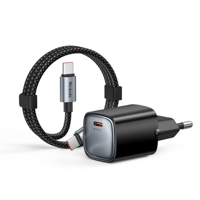СЗУ MCDODO CH-4433 Charger(EU) +C to C cable 1.2m 45W 1C / Администрирование + №12351