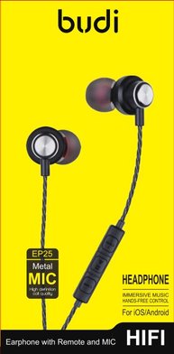 M8JEP25 - HF Budi Earphone EP25 / Аудио budi + №3016