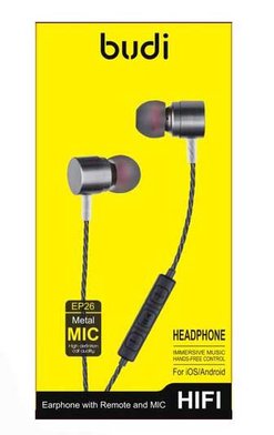 M8JEP26 - HF Budi Earphone EP26 / Аудио budi + №3015