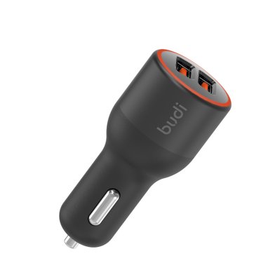 CC109QB - Car charger Budi 2 USB 36W QC 3.0 / Всё для автомобилей budi + №6789