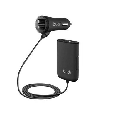M8J068 - Car charger Budi 4 USB 1.8m 7.2A / Всё для автомобилей budi + №3030