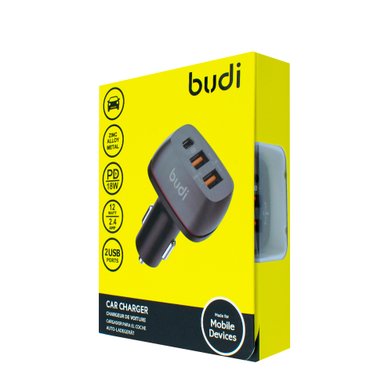 CC626TB - Dual qc3.0 output and PD output car charger / Всё для автомобилей budi + №6848