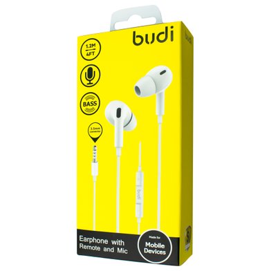 EP28DW - HF Budi Earphone 3.5 connector, 1.2m / Аудио budi + №6857