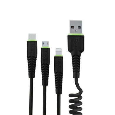 M8J150T3S - 3in1 Charge Sync Faster Cable 2m 2A / Кабели / Переходники budi + №3741