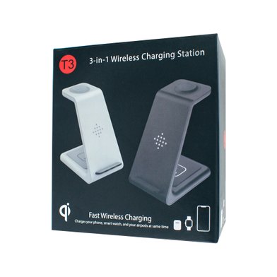 T3 Беспроводное ЗУ 3in1 Charging Station 10W / Модельный ряд + №889