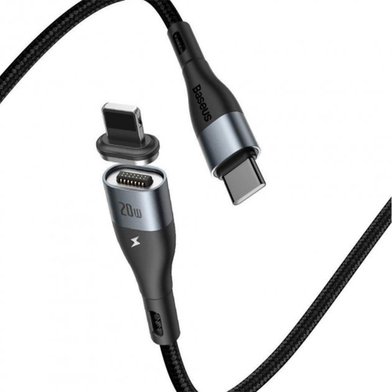 CATLXC-01 - Baseus Zinc Magnetic Safe Fast Charging Data Cable Type-C to IP PD 20W 1m / Baseus + №3287