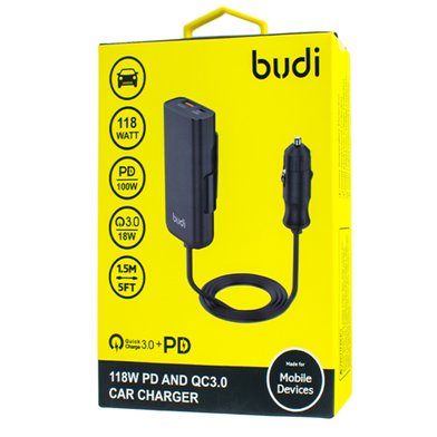 CC069B - Budi Car Charger 118W / Всё для автомобилей budi + №6708