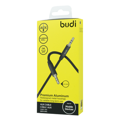 DC21910B - Budi AUX Cable With Metail Shell / Кабели / Переходники budi + №3110