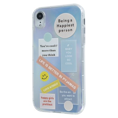 TPU Gradient Smile Popsockets Case Apple Iphone XR / apple-iphone-iphone xr + №1144