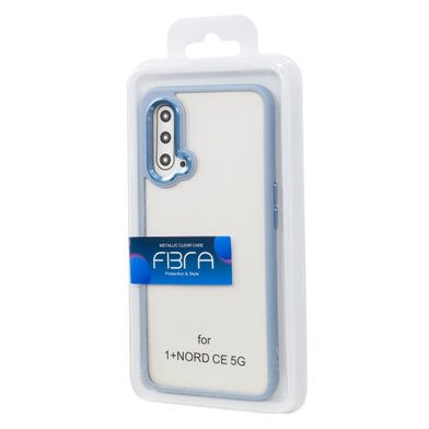 FIBRA Metallic Clear Case 1+ Nord CE / Fibra Metallic Clear Case Collection + №7532