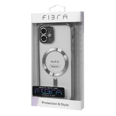 FIBRA Chrome MagSafe case iPhone 12 / FIBRA Chrome MagSafe case + №7596