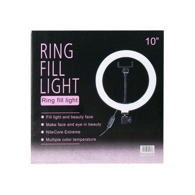 Кольцевая лампа Ring Fill Light LED QX-260 26 см / Освітлення + №7599