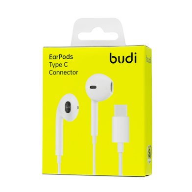 M8JEP20T - HF Budi Earphone EP20T, Type-C connector / Аудио budi + №7607