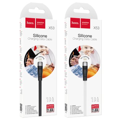 Кабель Hoco X53 Angel Silicone Lightning (1m) / Кабели / Переходники hoco + №7766