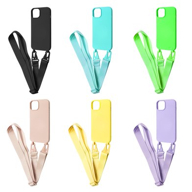 Strap Silicone Case iPhone 14 / Strap Silicone Case + №7813