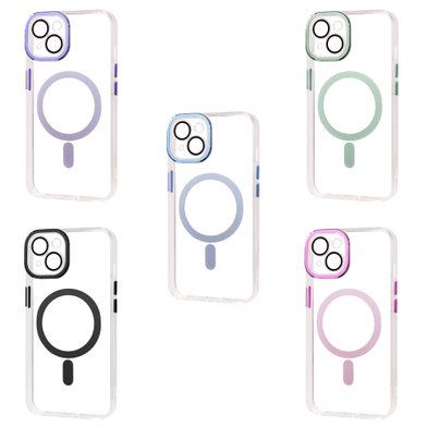Fibra Transparent Color with MagSafe Collection / Чехлы fibra + №7860