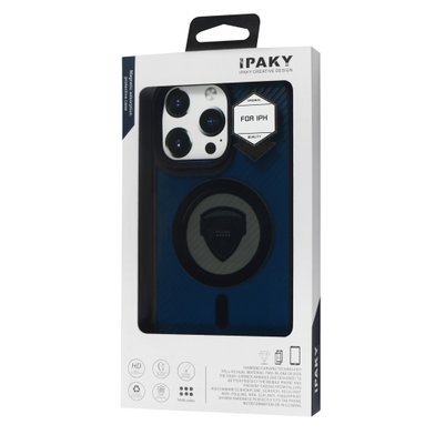 iPaky Carbone Clear case with MagSafe iPhone 15 Pro / iPaky Carbone Clear case with MagSafe + №7992