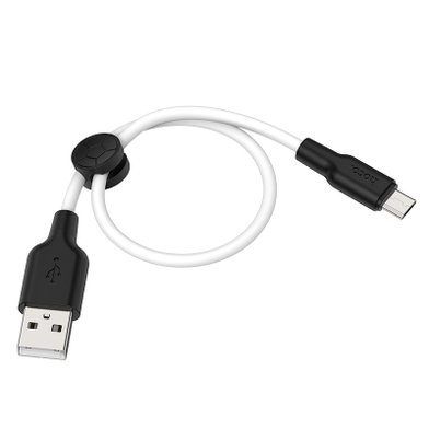 Кабель Hoco X21 Plus Silicone charging cable for Micro(L=0.25M) / Кабели / Переходники hoco + №8017