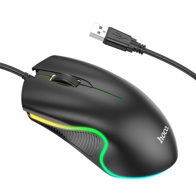 Мышь проводная Hoco GM19 Enjoy gaming luminous wired mouse / Компьютеры/Планшеты hoco + №8021