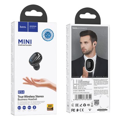 Беспроводная Гарнитура Hoco E54 Mia mini wireless headset / Аудио hoco + №8024