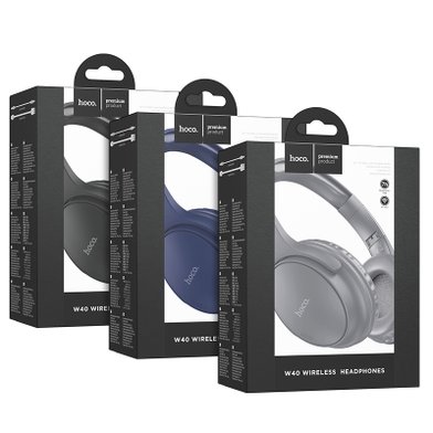 Беспроводные наушники Hoco W40 Mighty BT headphones / Аудио hoco + №8035