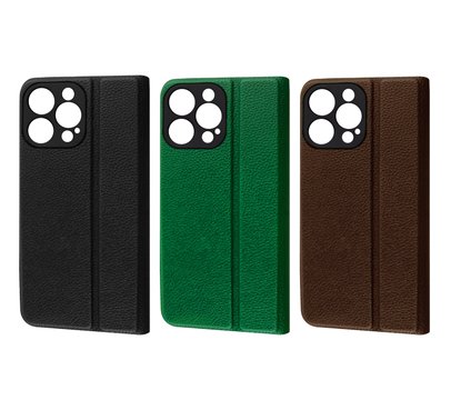 FIBRA Leather Flip case iPhone 14Pro Max / FIBRA Leather Flip case + №8121