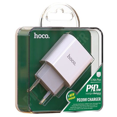 СЗУ Hoco C76A Plus Speed source PD20W charger / Зарядные устройства hoco + №8706