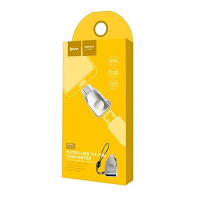 Адаптер Hoco UA10 Micro-USB OTG adapter / Кабели / Переходники hoco + №8827
