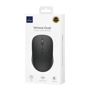 WIWU Беспроводная мышь WM108 двухрежимная 2.4Ghz+BT5.0 / Компьютеры/Планшеты wiwu + №9042