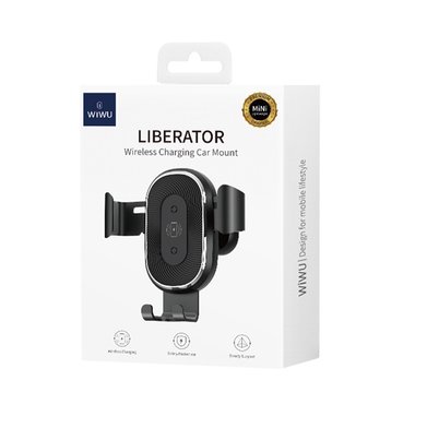 WIWU Автомобильный держатель с беспроводной зарядкой CH-310 LIBERATOR / Всё для автомобилей wiwu + №9065