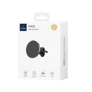WIWU Автомобильный магнитный держатель CH035 Lotto Car Bracket / Всё для автомобилей wiwu + №9079