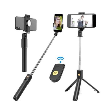 Bluetooth Штатив - Селфи-палка K-10 (70см) / Администрирование + №9334