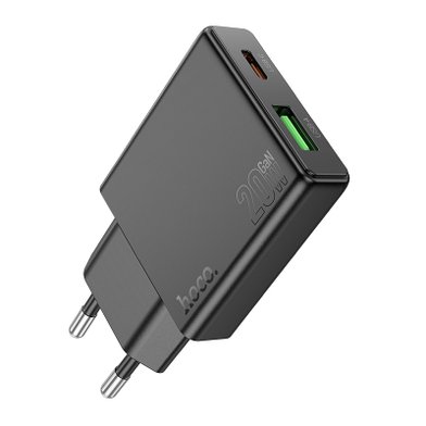 СЗУ Hoco N38 Delgado dual port PD20W+QC3.0 charger / Зарядные устройства hoco + №9457