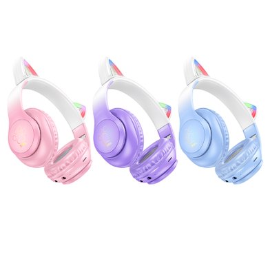 Наушники Hoco W42 Cat ears BT headphones / Администрирование + №9485