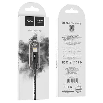 Кабель Hoco X14 Times speed iP charging cable(L=2M) / Кабели / Переходники hoco + №9544