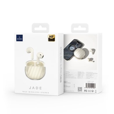 WIWU Беспроводные Наушники T16 Jade TWS Wireless Bluetooth Earbuds / Аудио wiwu + №9686