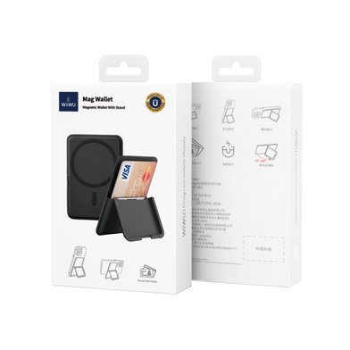 WIWU Бумажник для карт MW-001 Mag Wallet with stand / Додаткові аксесуари + №9740
