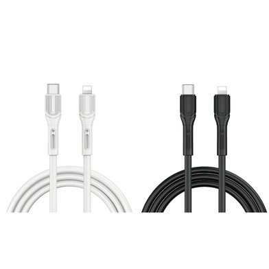 WIWU Кабель Wi-C005 C-L Armor Series High Elastic TPE Fast Charging USB C to Lighting / Кабели / Переходники wiwu + №9756
