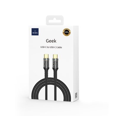 WIWU Кабель Wi-C016 C-C cable 100W / Кабели / Переходники wiwu + №9759